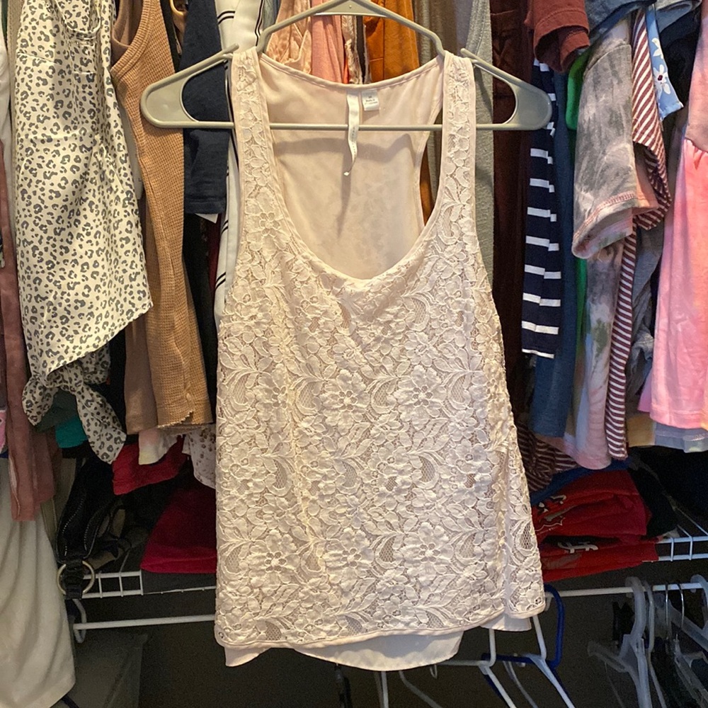 Lace tank